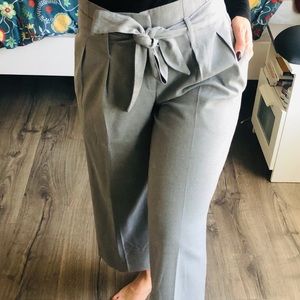 Wide leg pants light grey